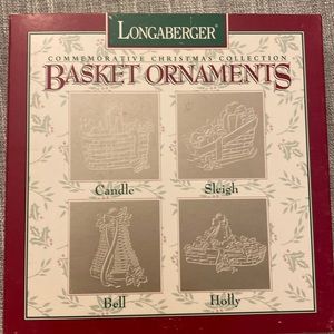 Longaberger Pewter Christmas Ornaments